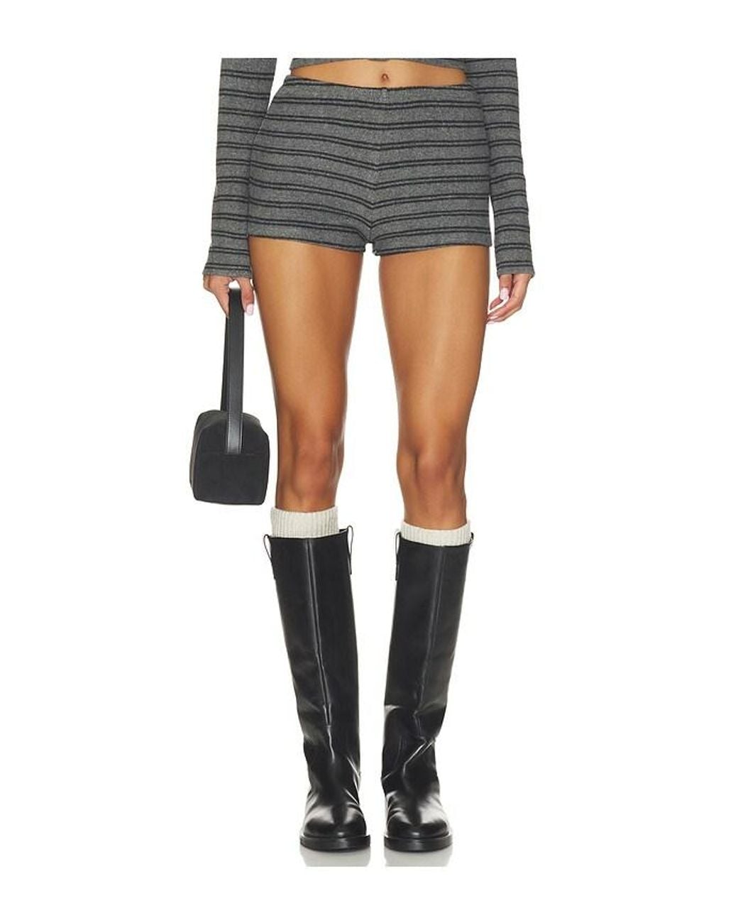Lovers + Friends Gray Adria Short