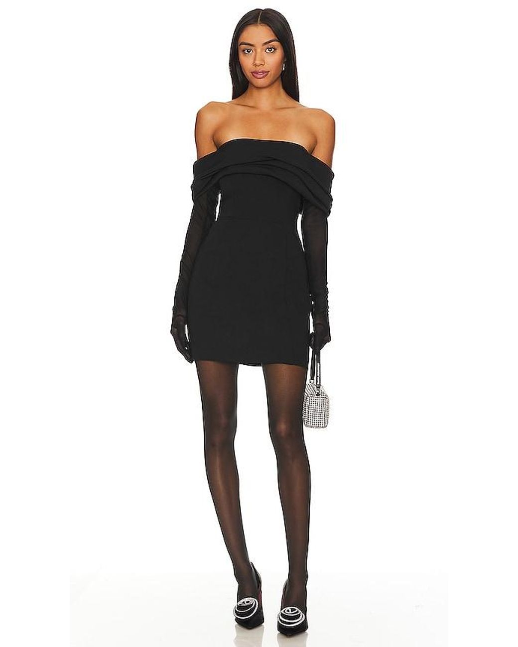 Amanda Uprichard Black X Revolve Jania Dress