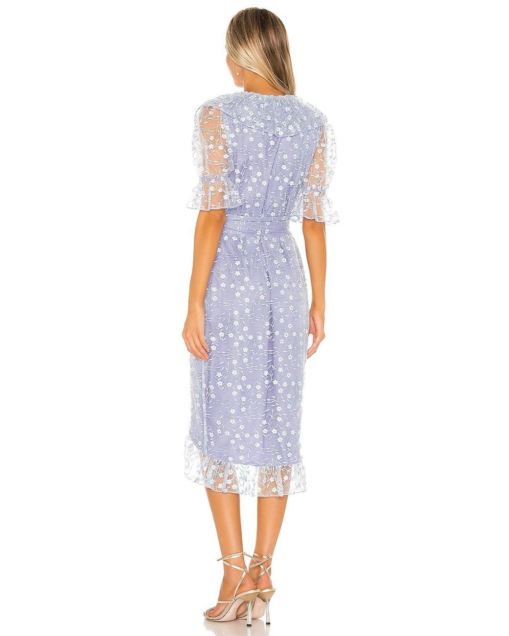 nolita midi dress majorelle