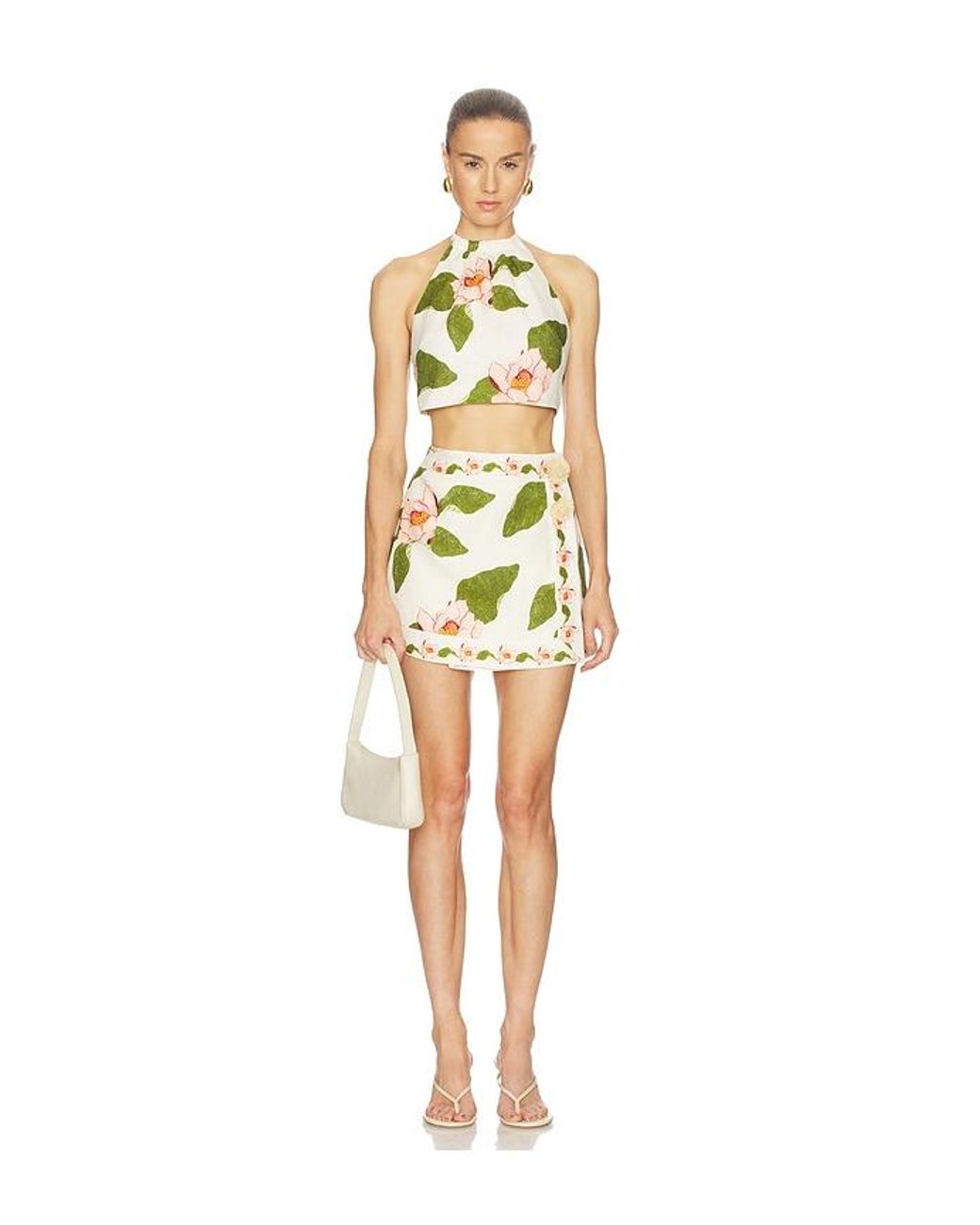 Cara Cara Yellow Fischer Mini Skirt