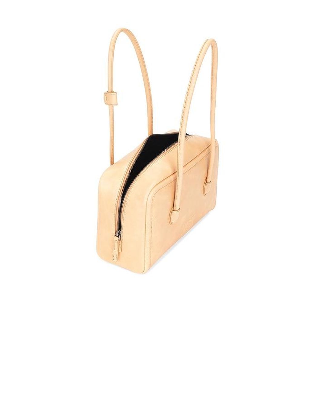 MARGE SHERWOOD Natural Soft Boston Shoulder Bag