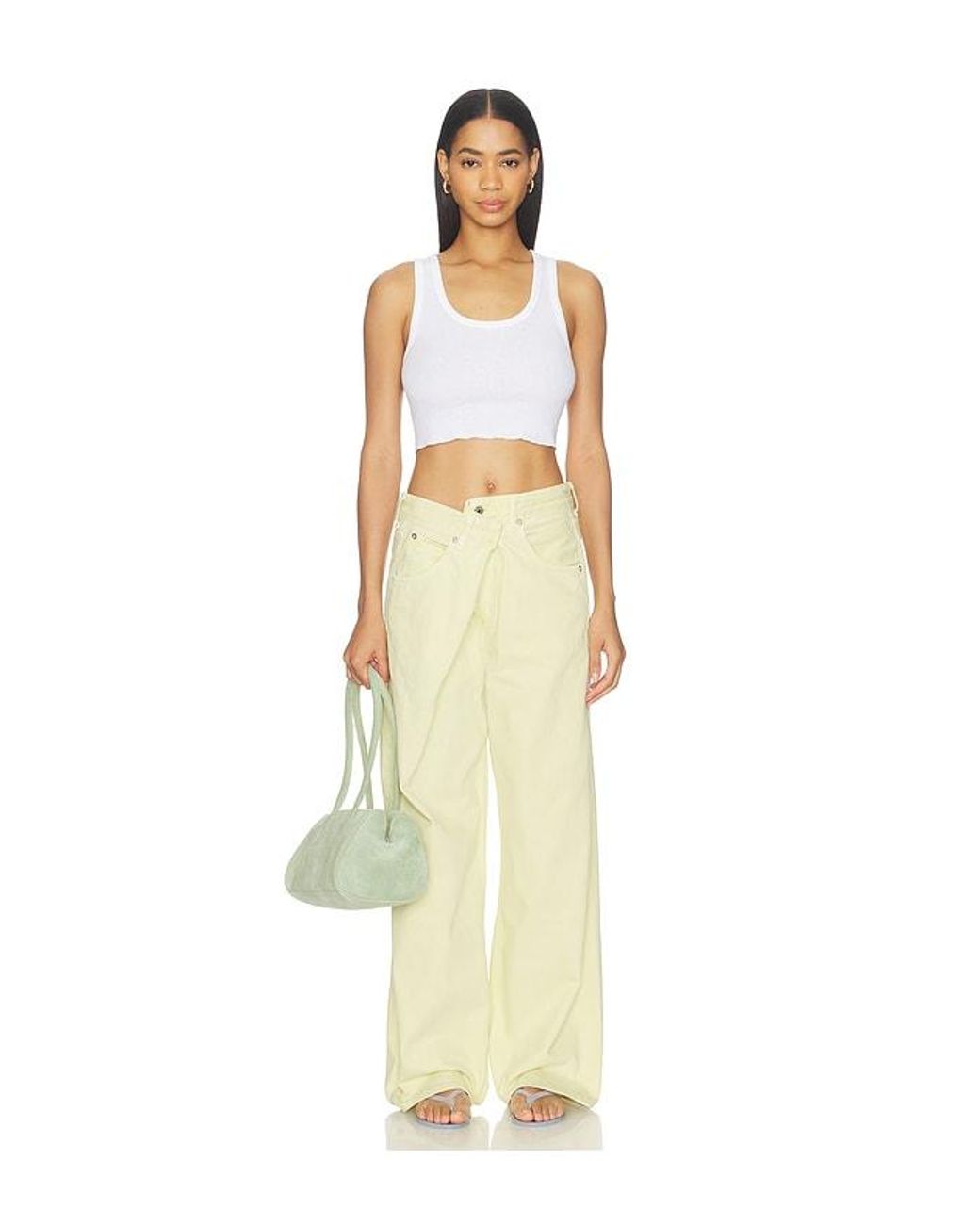 Agolde White Vana Jeans