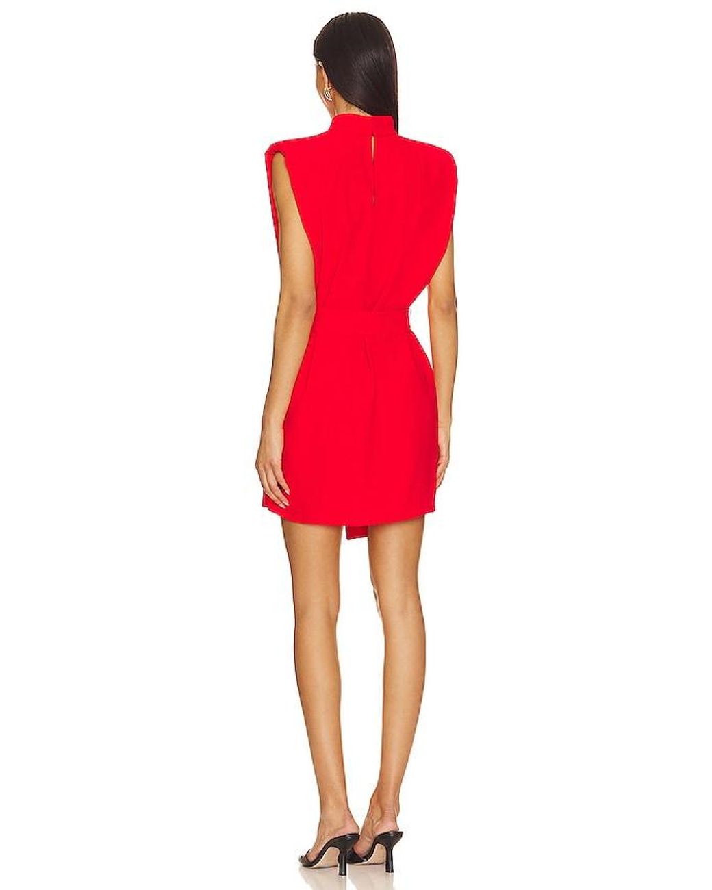 Amanda Uprichard Red X Revolve Cleary Dress