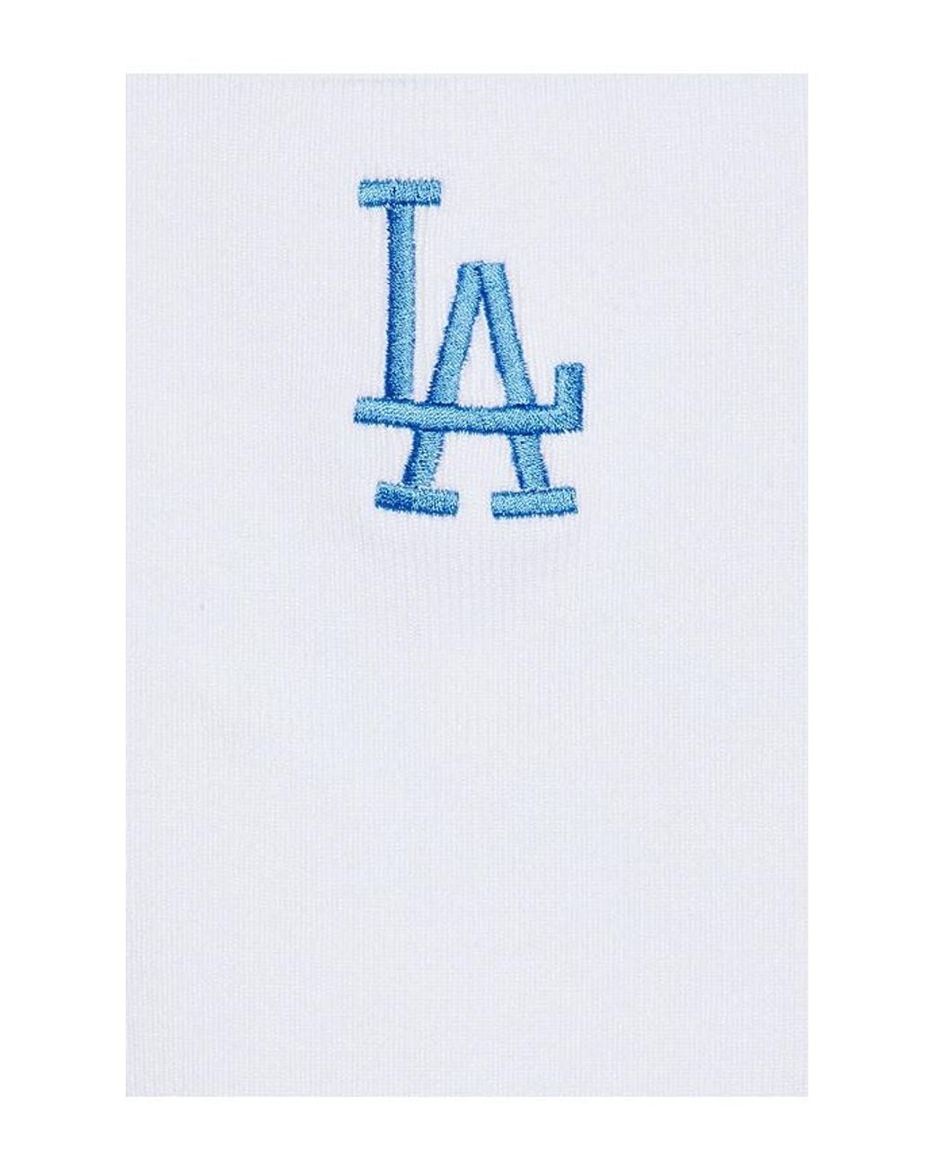 Terez White X Revolve Dodgers Crop Knit Tank Top