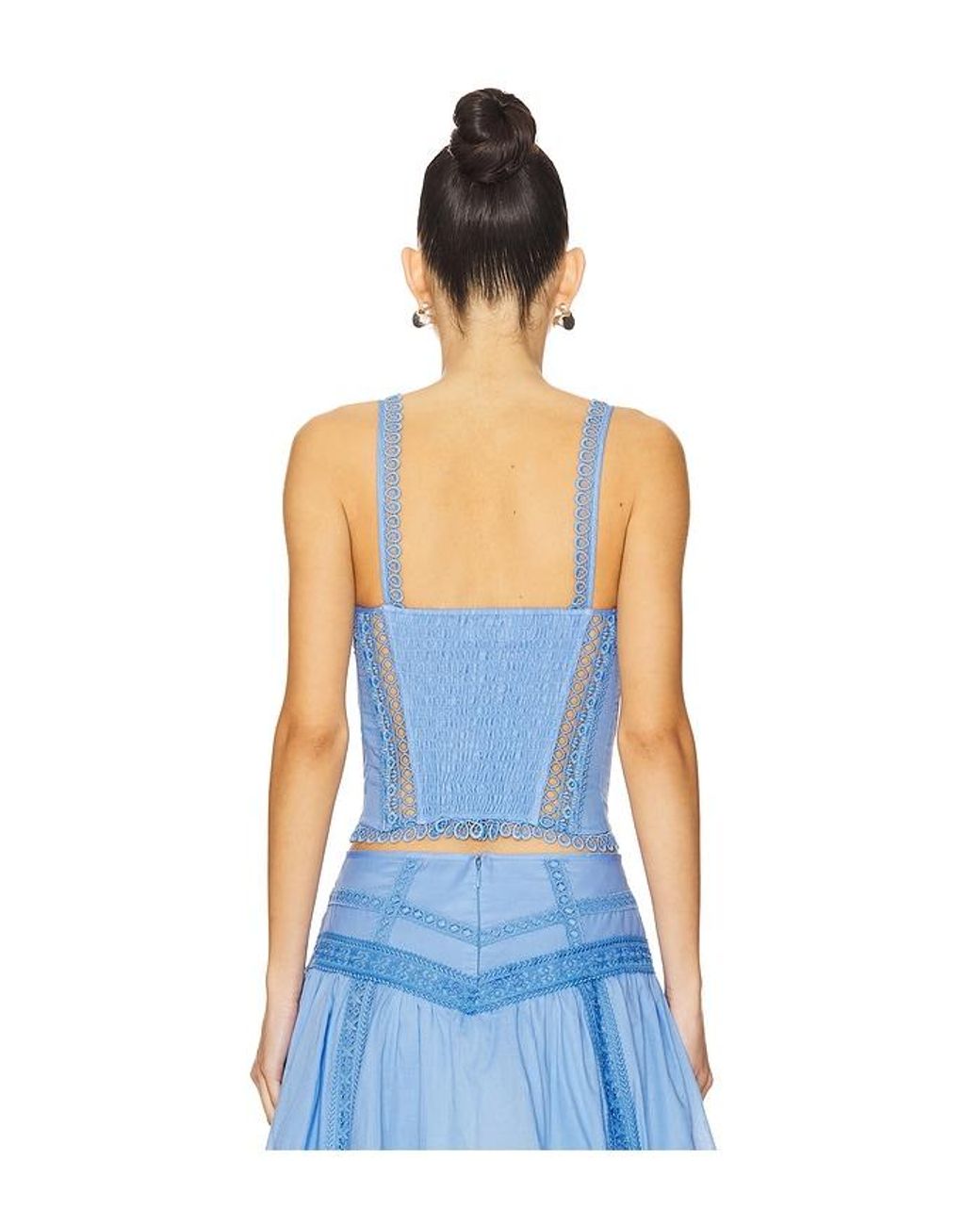 Charo Ruiz Blue Poppy Top