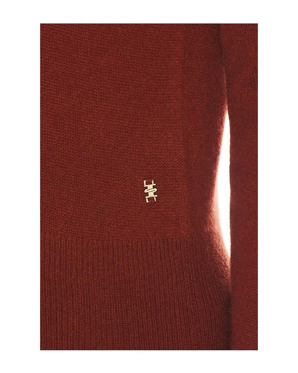 ÉTERNE Red Kaschmirpullover Vance