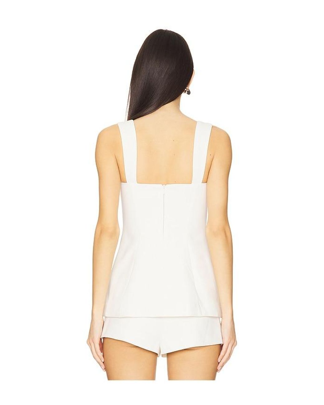 Lovers + Friends White Brixton Top