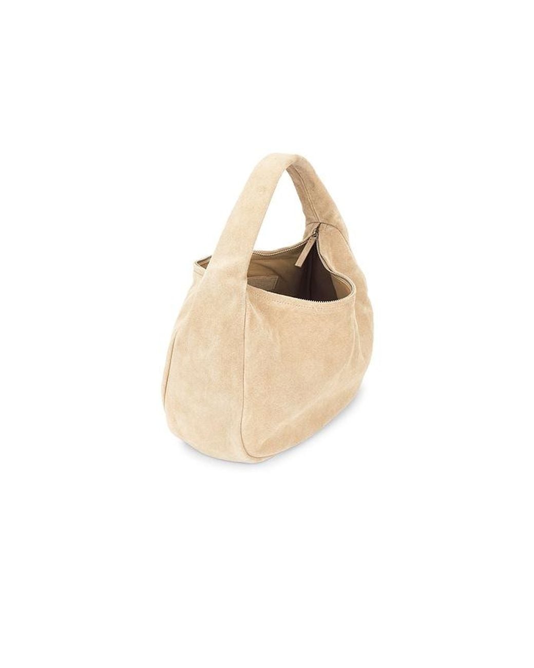 St. Agni Natural Suede Large Bon Bon Bag
