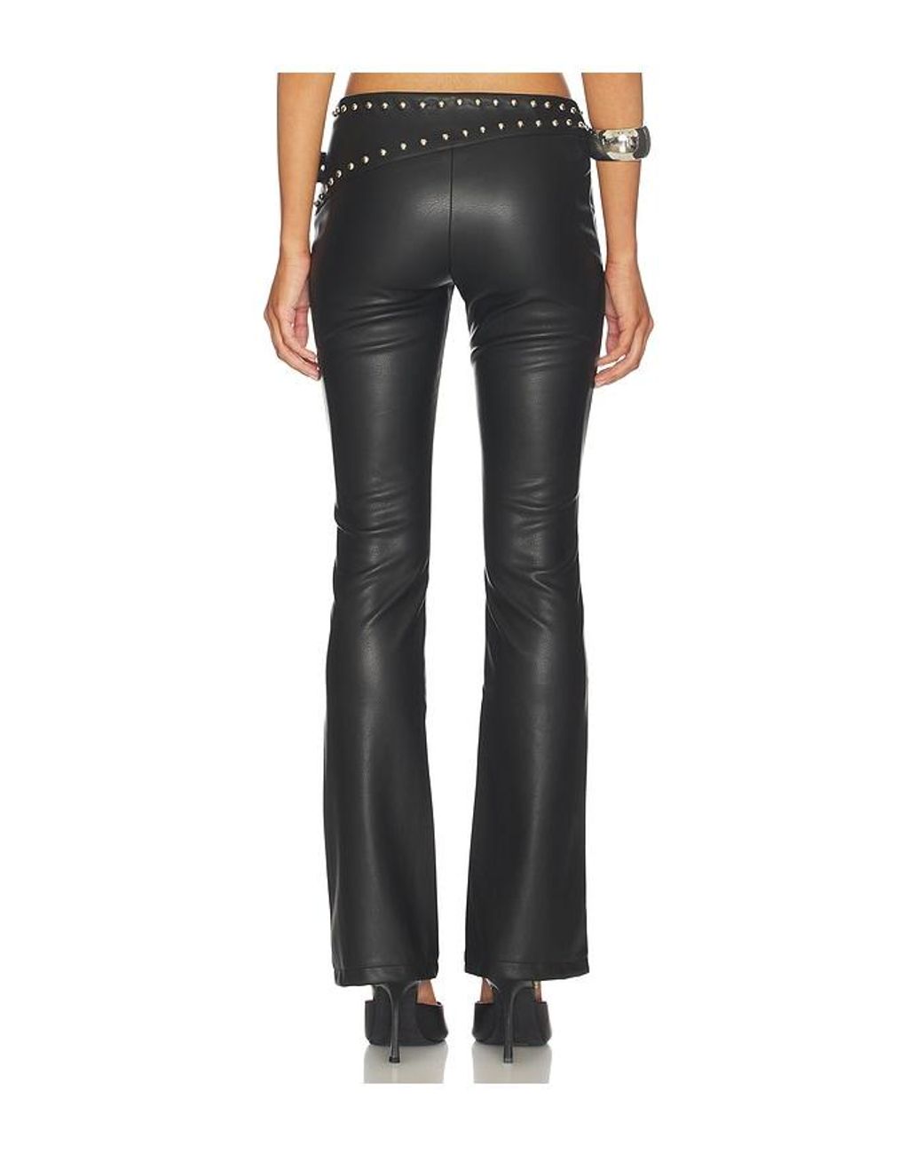 superdown Blue Melisa Faux Leather Pant