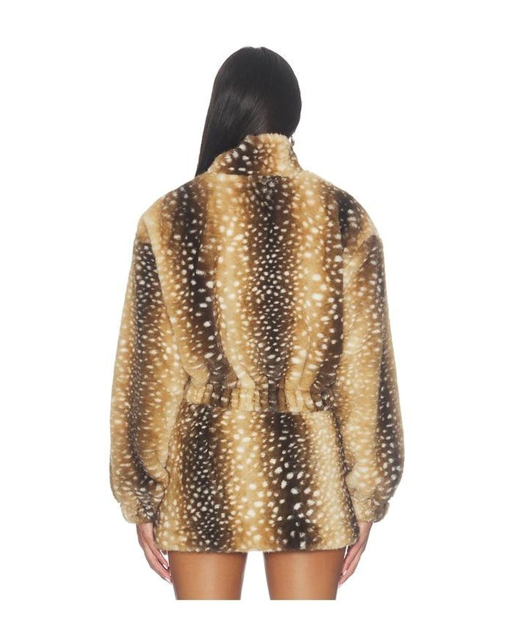 superdown Multicolor Eloise Faux Fur Jacket
