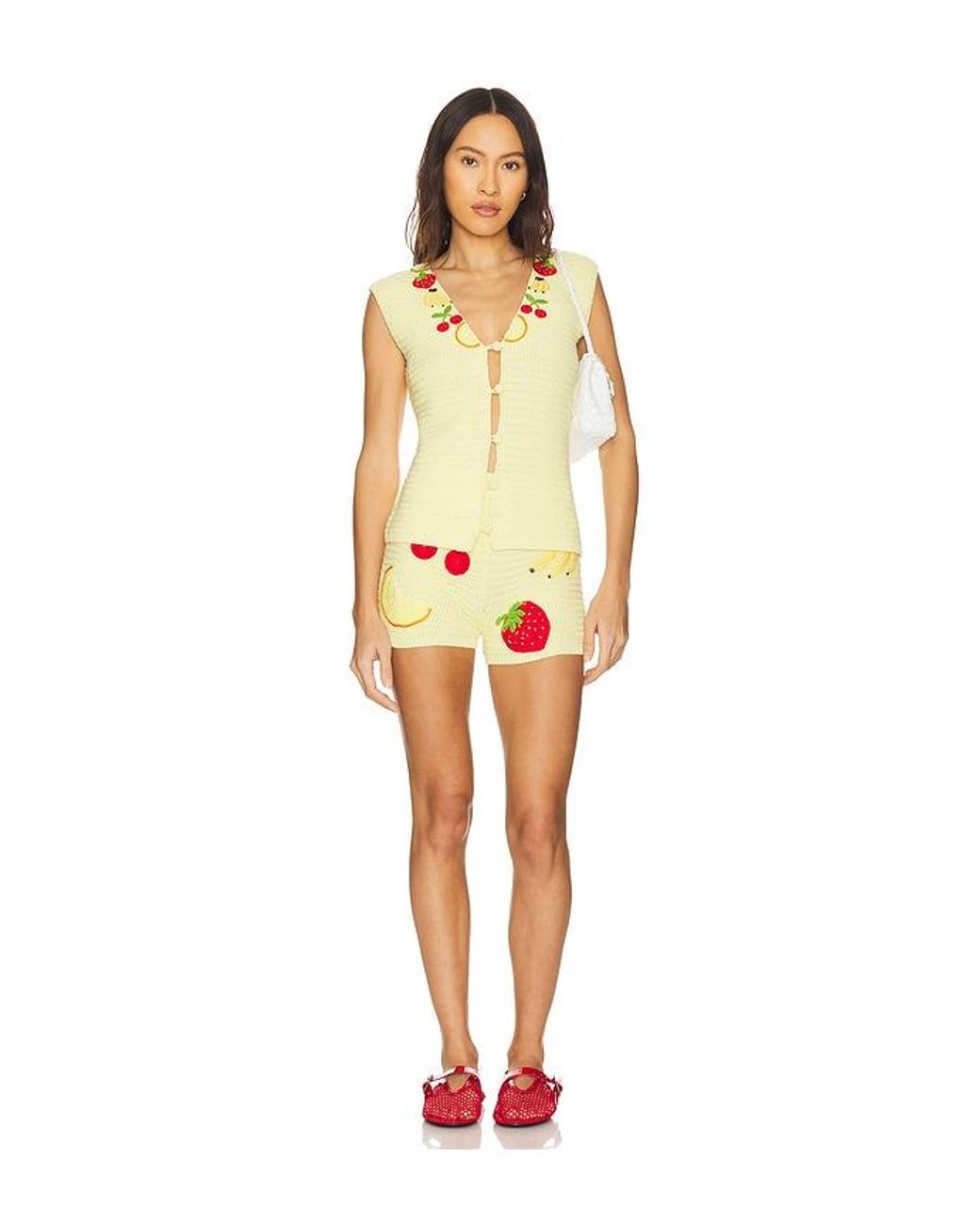 CAPITTANA Yellow Sasha Short