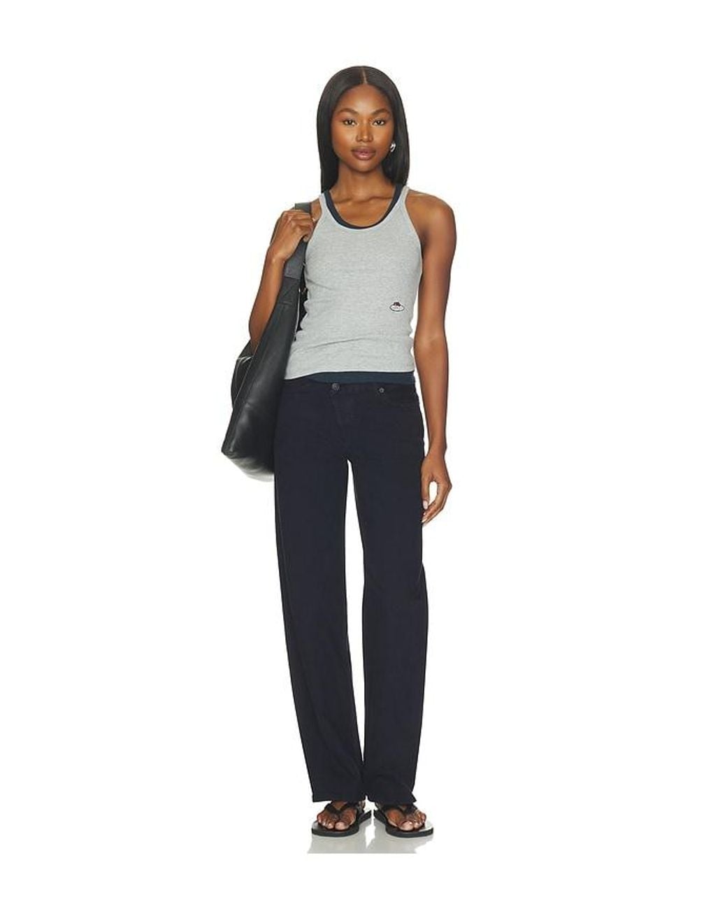 Agolde Blue Arc Criss Cross Jean