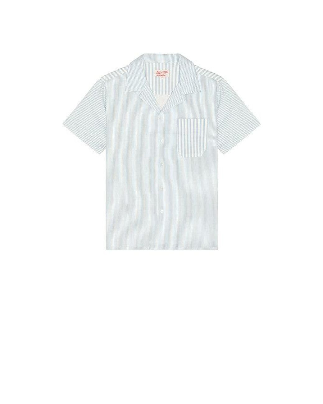 Motel Margarita White Del Mar Button Up Shirt for men