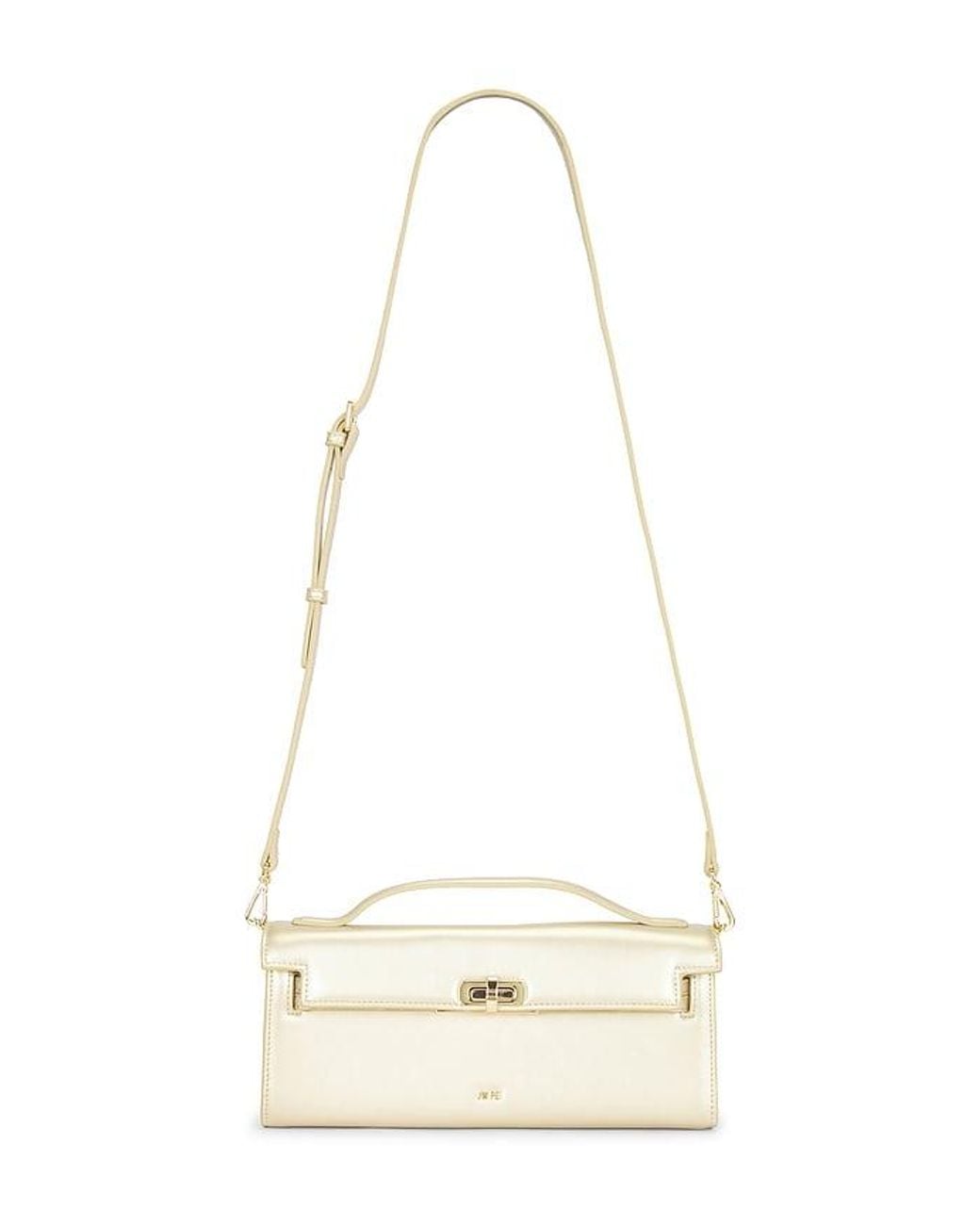 JW PEI White Bria Structured Top Handle Bag