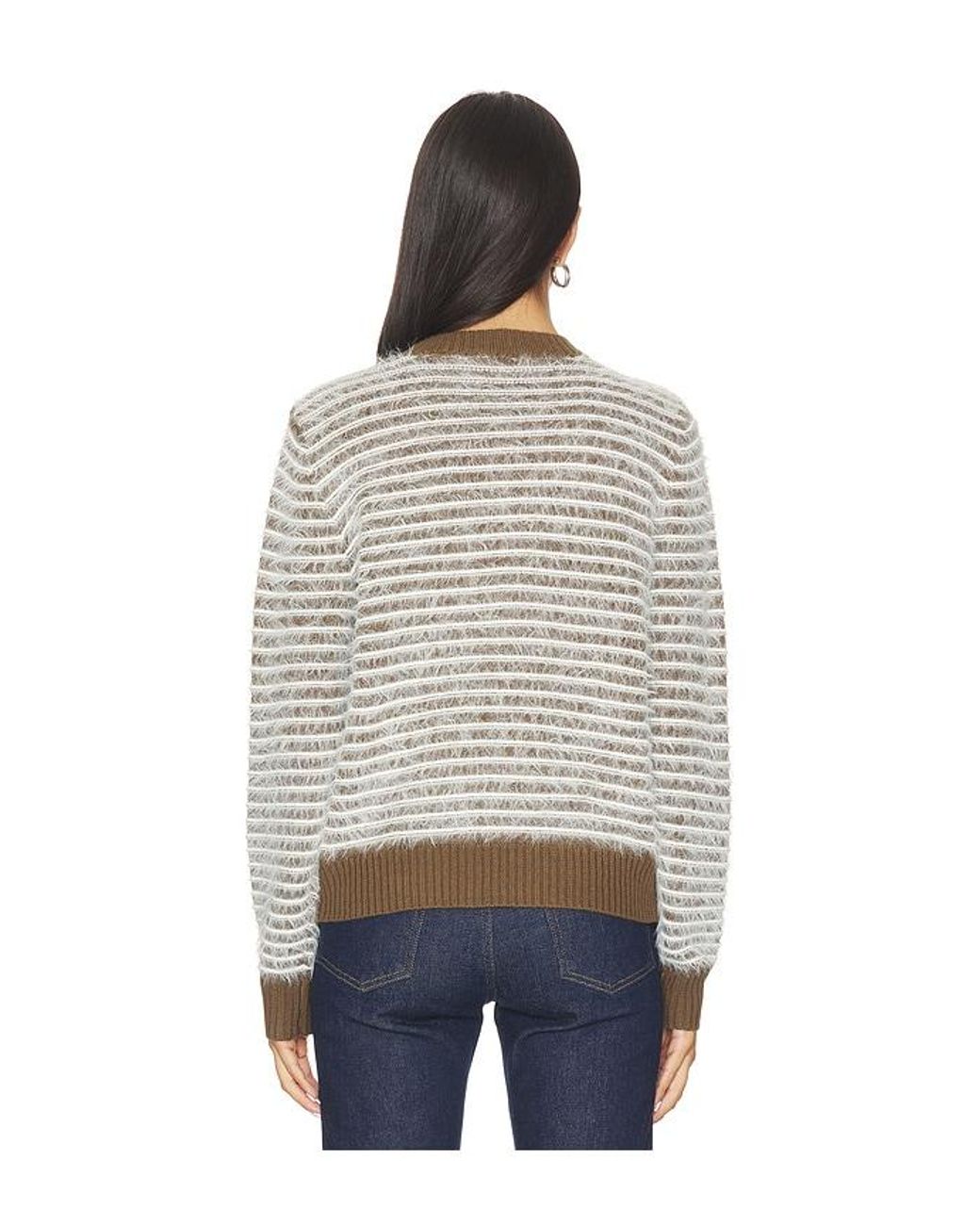 Line & Dot Blue Strick Lyon