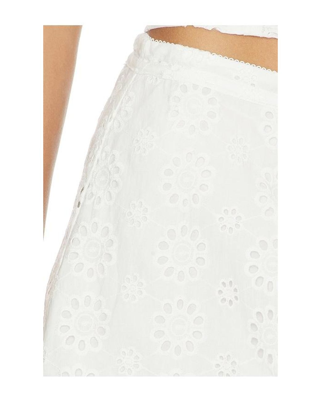 BY.DYLN White Aisha Mini Skirt