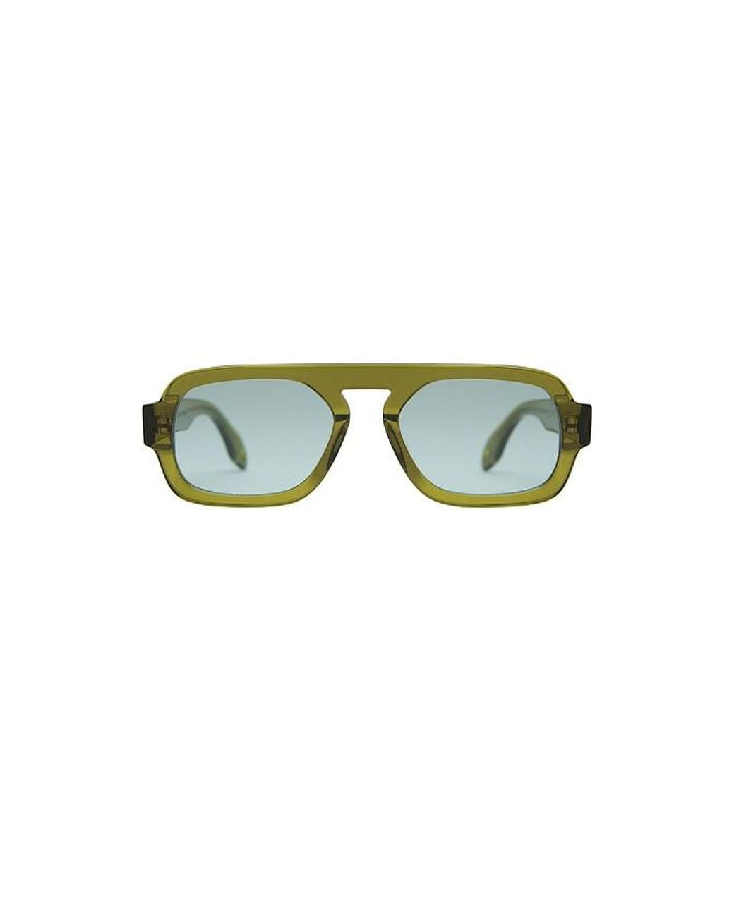 Elisa Johnson Green Mini Jane Sunglasses