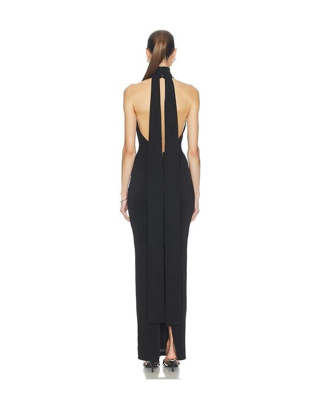 Nookie Black Crush Halter Gown