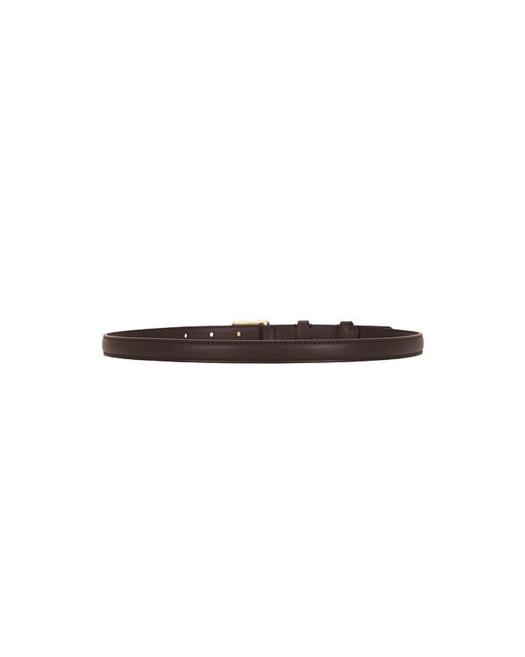 Ganni White Kat Belt Small