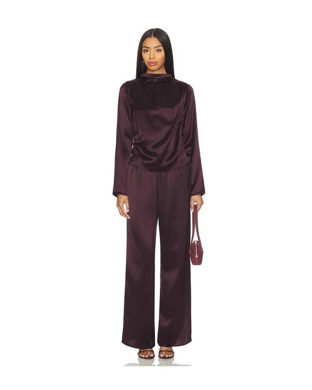 Line & Dot Purple Petrea Pant