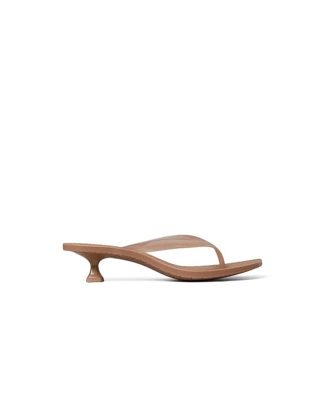 Tory Burch White Jelly Heel Flip Flop