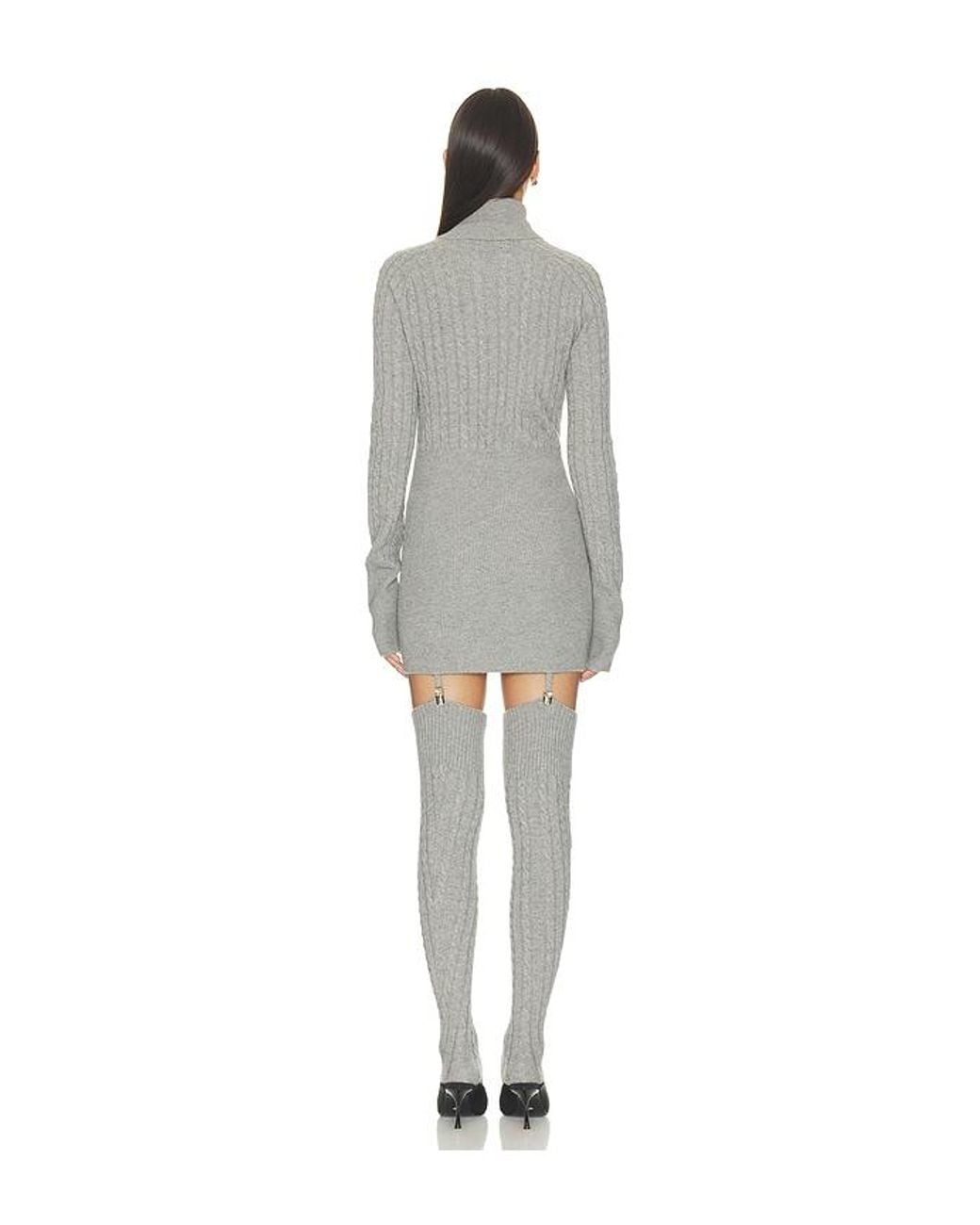 AYA MUSE Gray Rovo Dress