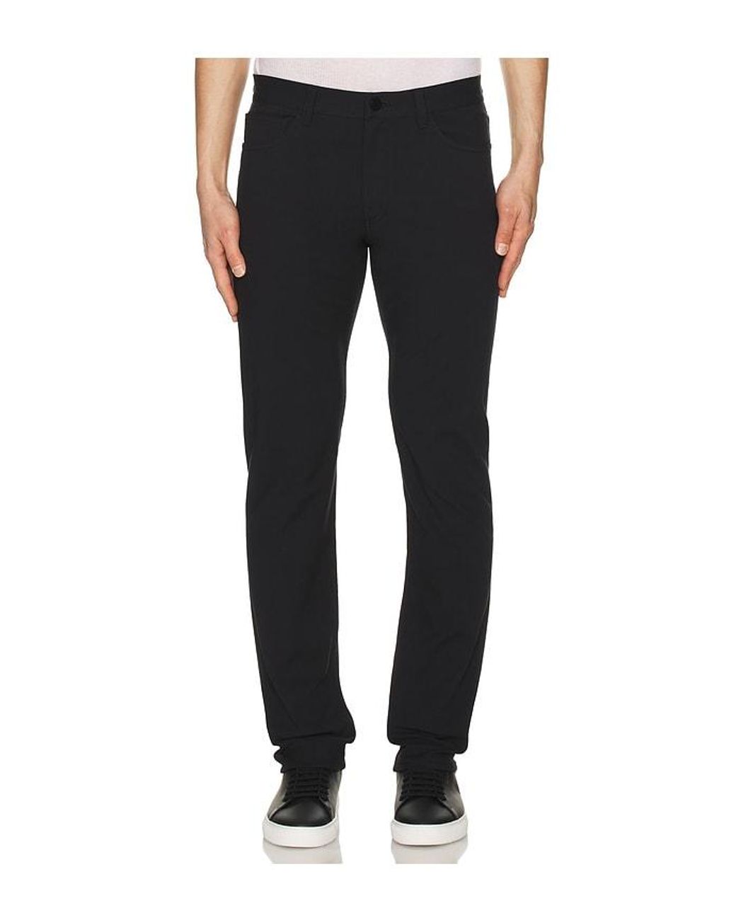 Theory Black Raffi Neoteric Twill Pant for men