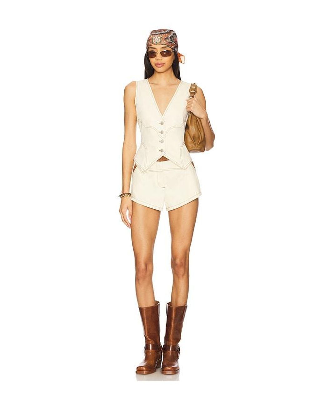 BY.DYLN White X Revolve Donella Vest