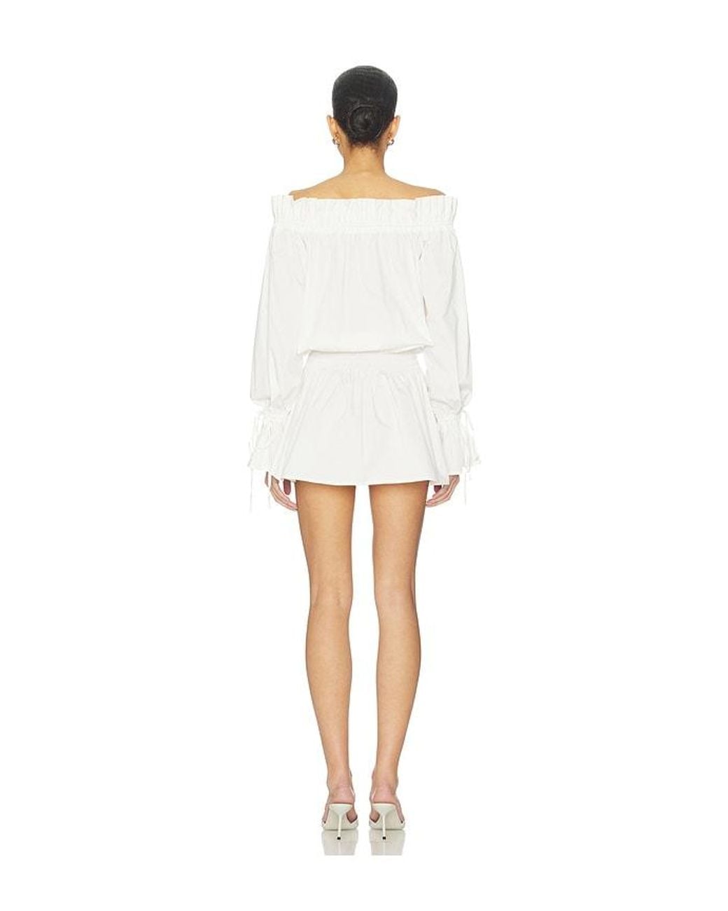 MORE TO COME White Inara Mini Dress