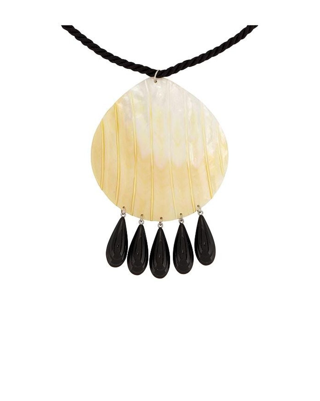 Julietta Black Iris Necklace