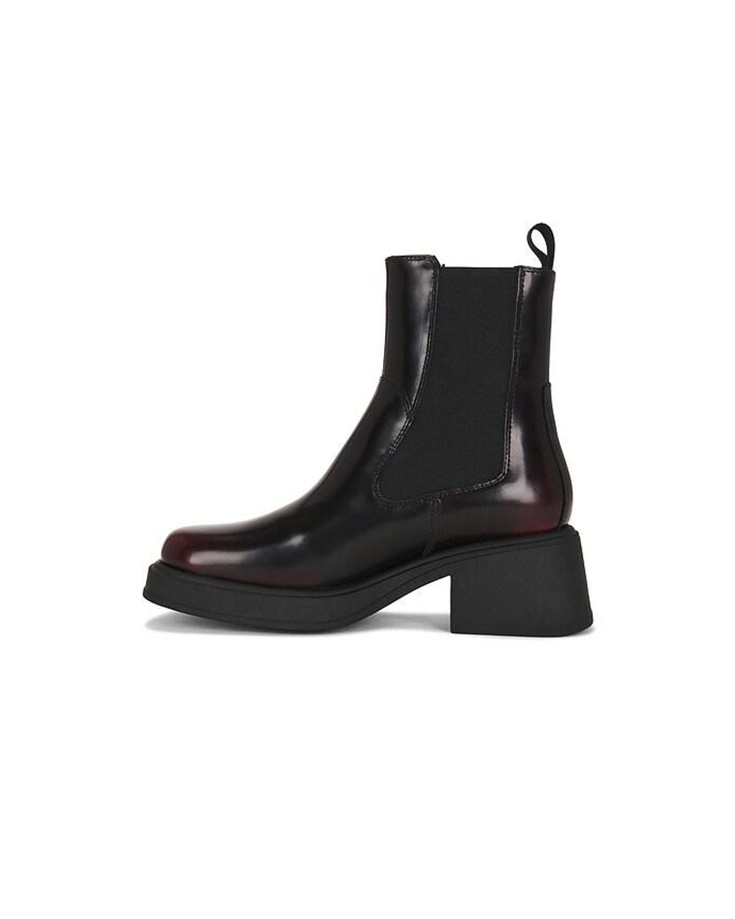 Vagabond Black Dorah Polished Leather Boot
