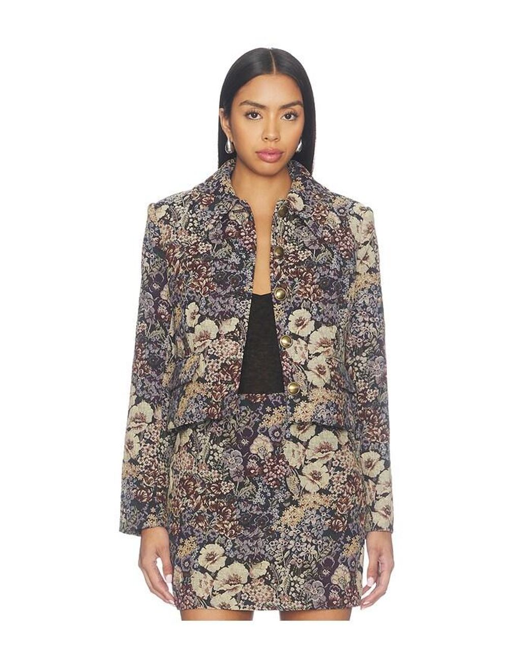 Veronica Beard Multicolor Wilde Jacket With Collar