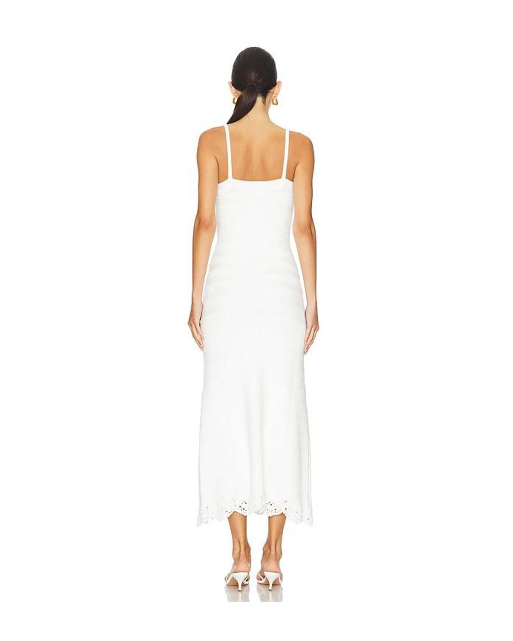 LPA White Ameri Maxi Dress