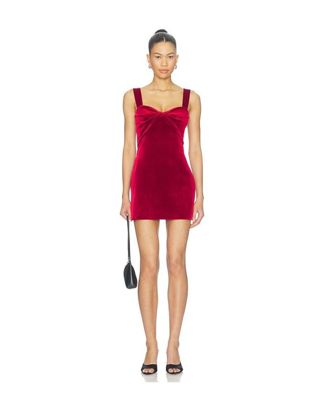 Amanda Uprichard Red Soho Romper