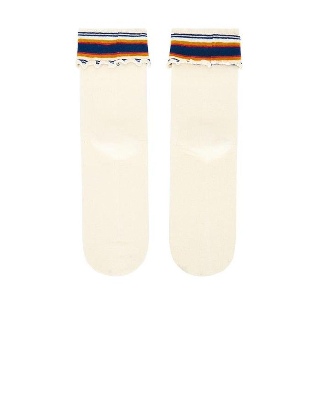 Mother White The Fold Please Socks