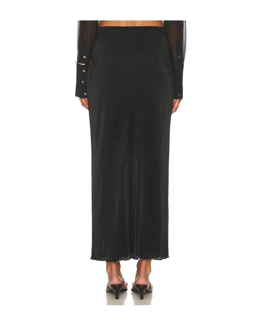 Lovers + Friends Black Gala Maxi Skirt