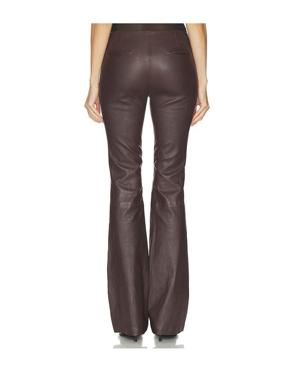 SPRWMN Brown Gia Micro Flare Pant