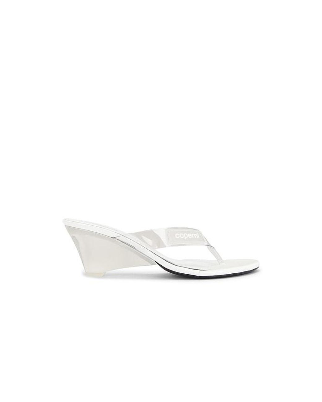 Coperni White Lift Flip Flop Sandal