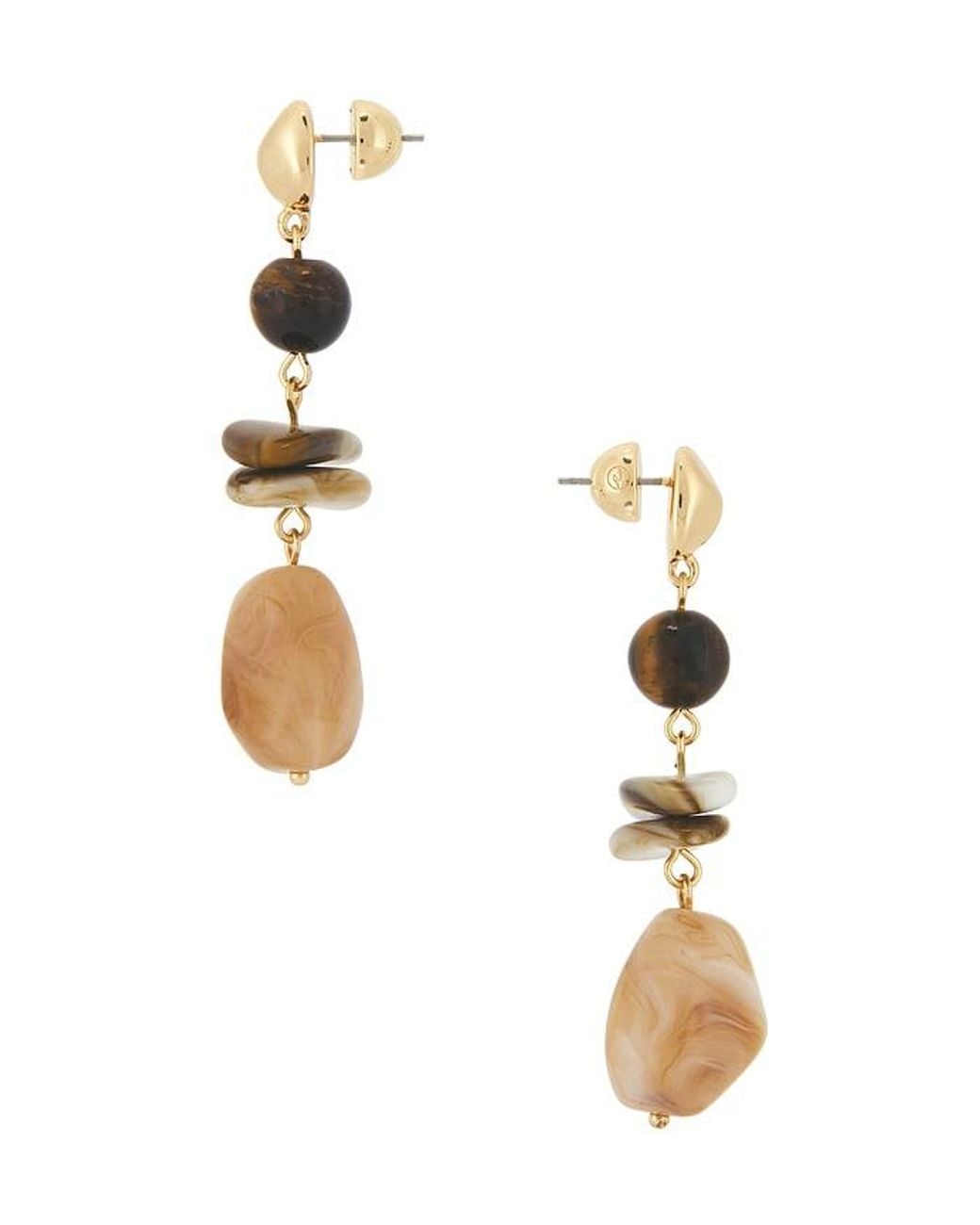 Ettika White Solstice Stone Earrings