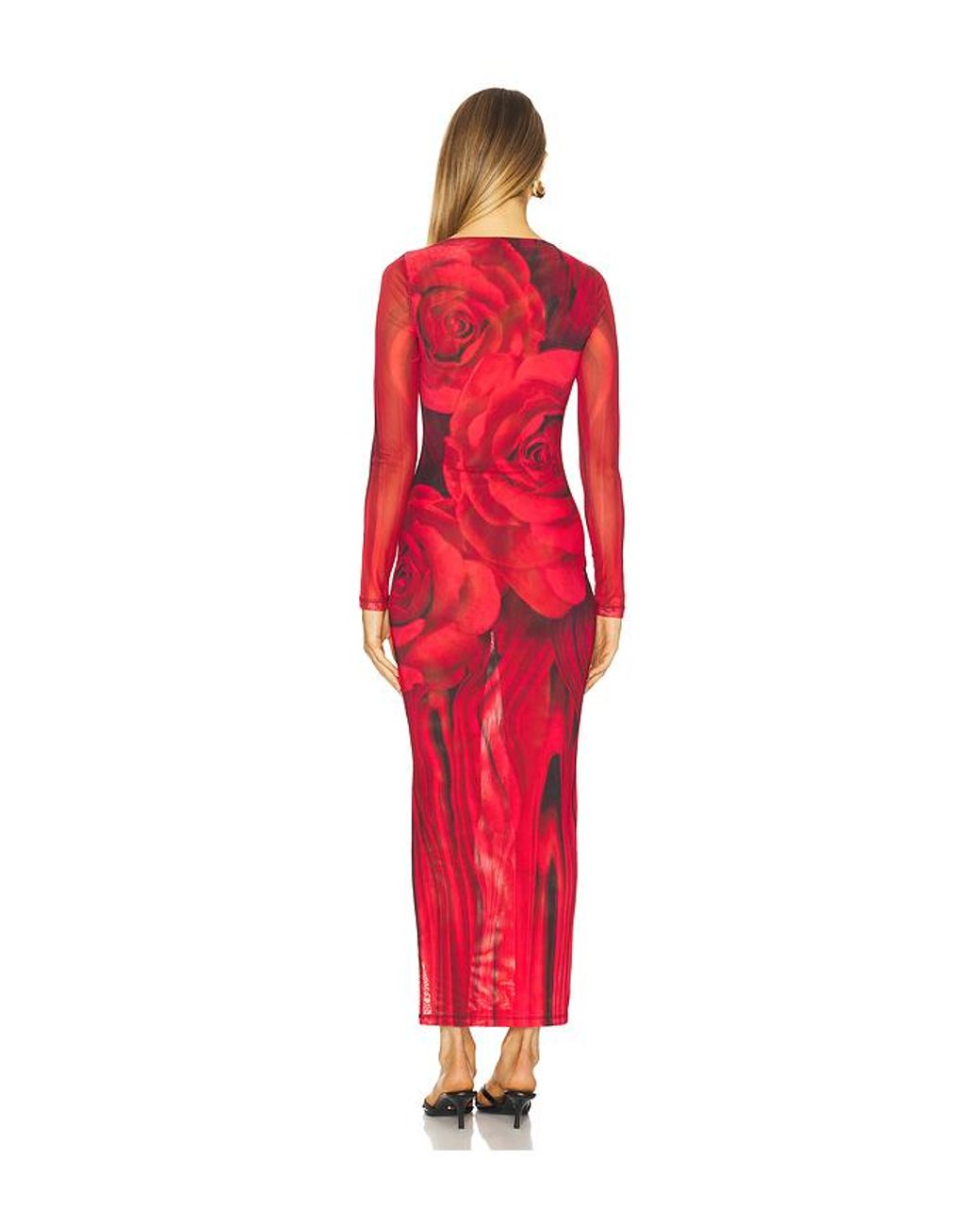 AFRM Red Phyll Midi Dress