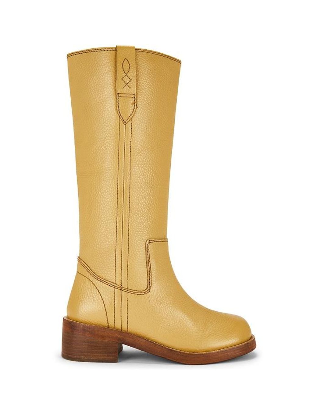 Free People Yellow Blaze Pull On Boot