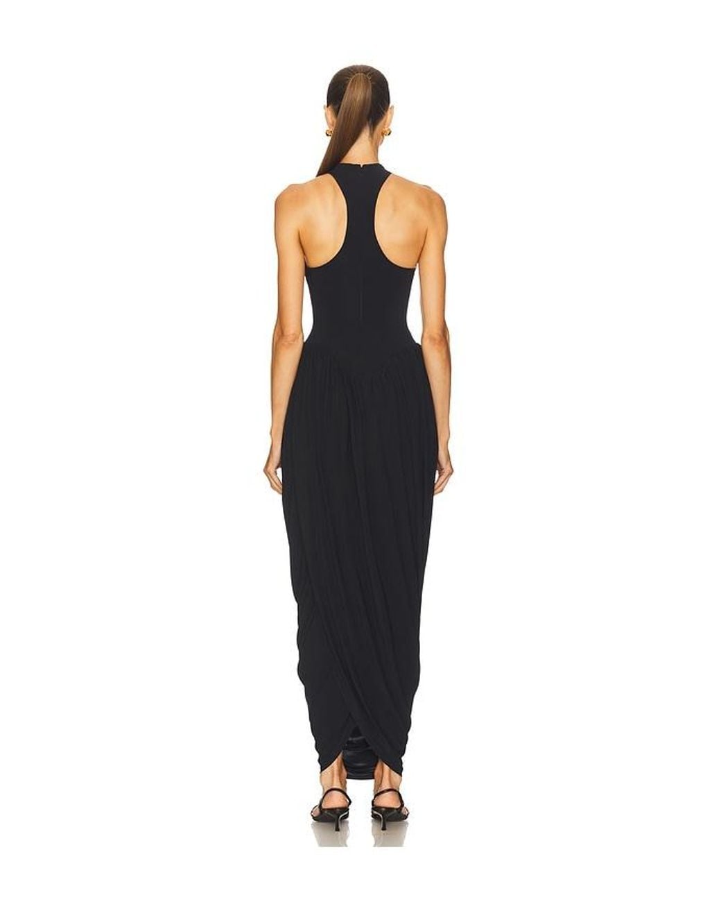 Helsa Black The Duchess Jersey Dress