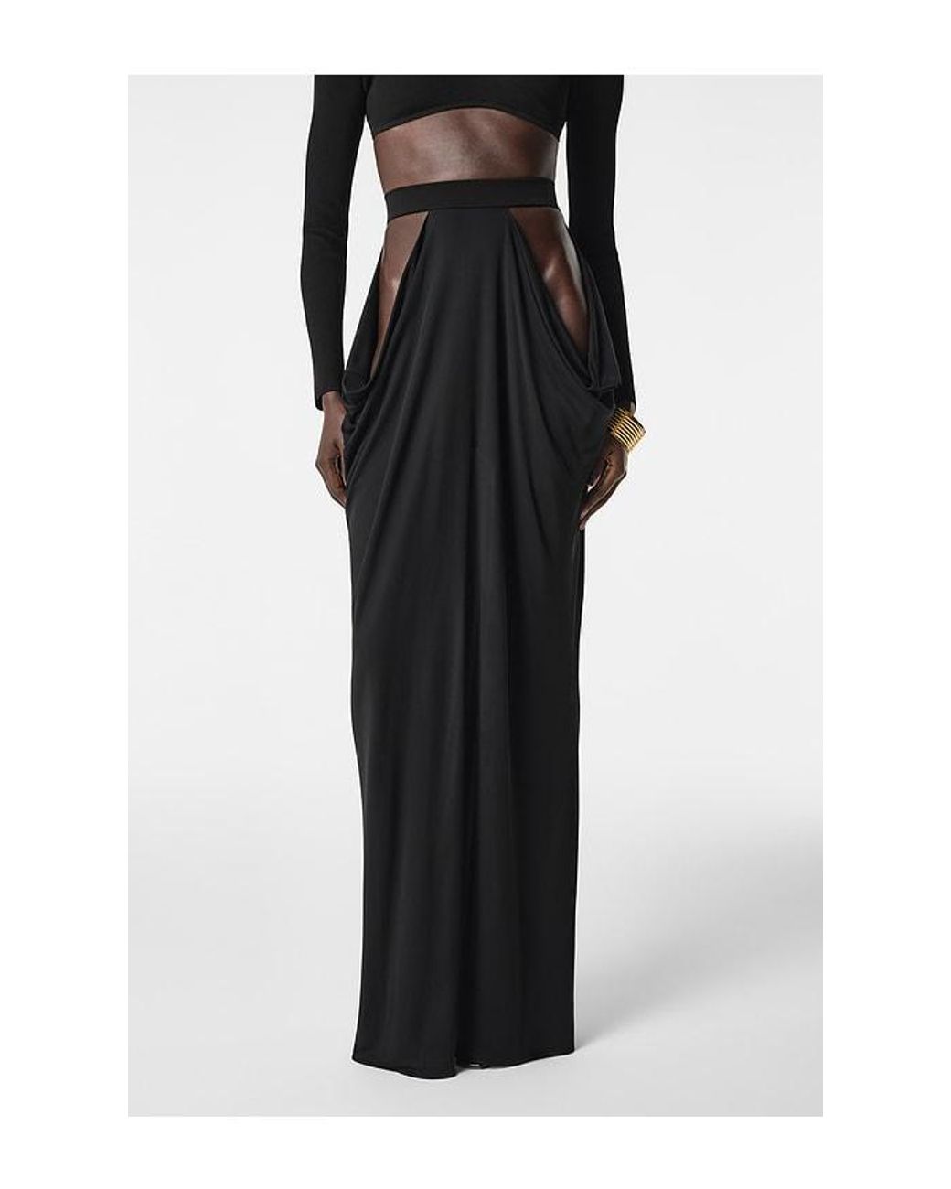 REVOLVE LOS ANGELES Black Aubin Maxi Skirt