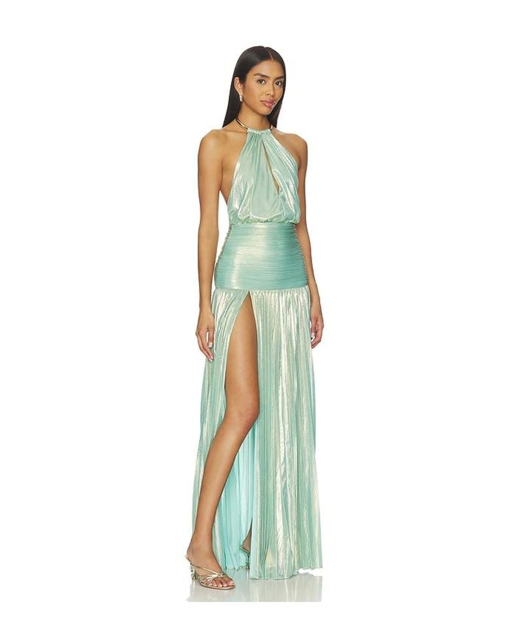 retroféte Blue Faelina Dress
