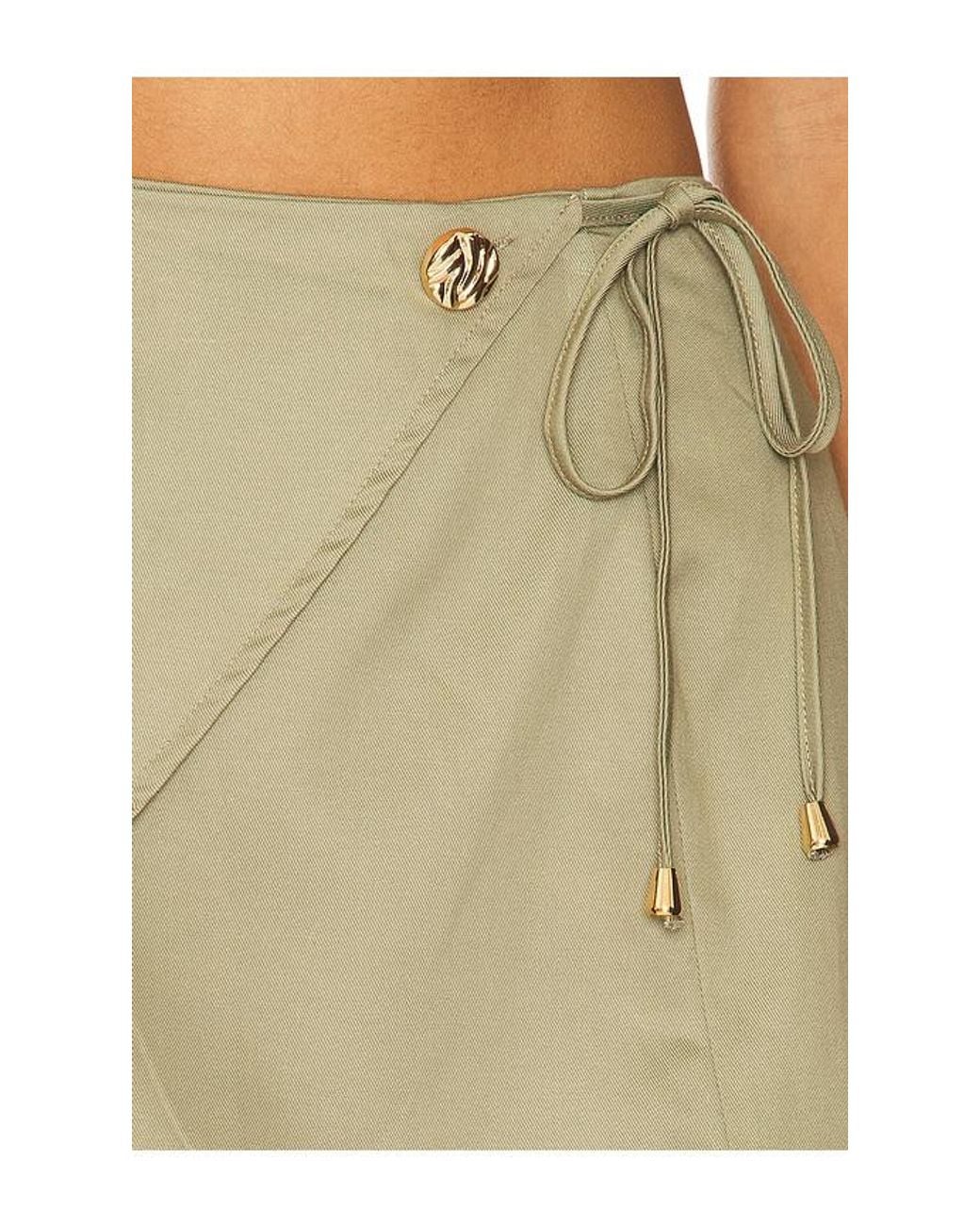 SNDY'S Green X Revolve Emilie Ultra Mini Skirt