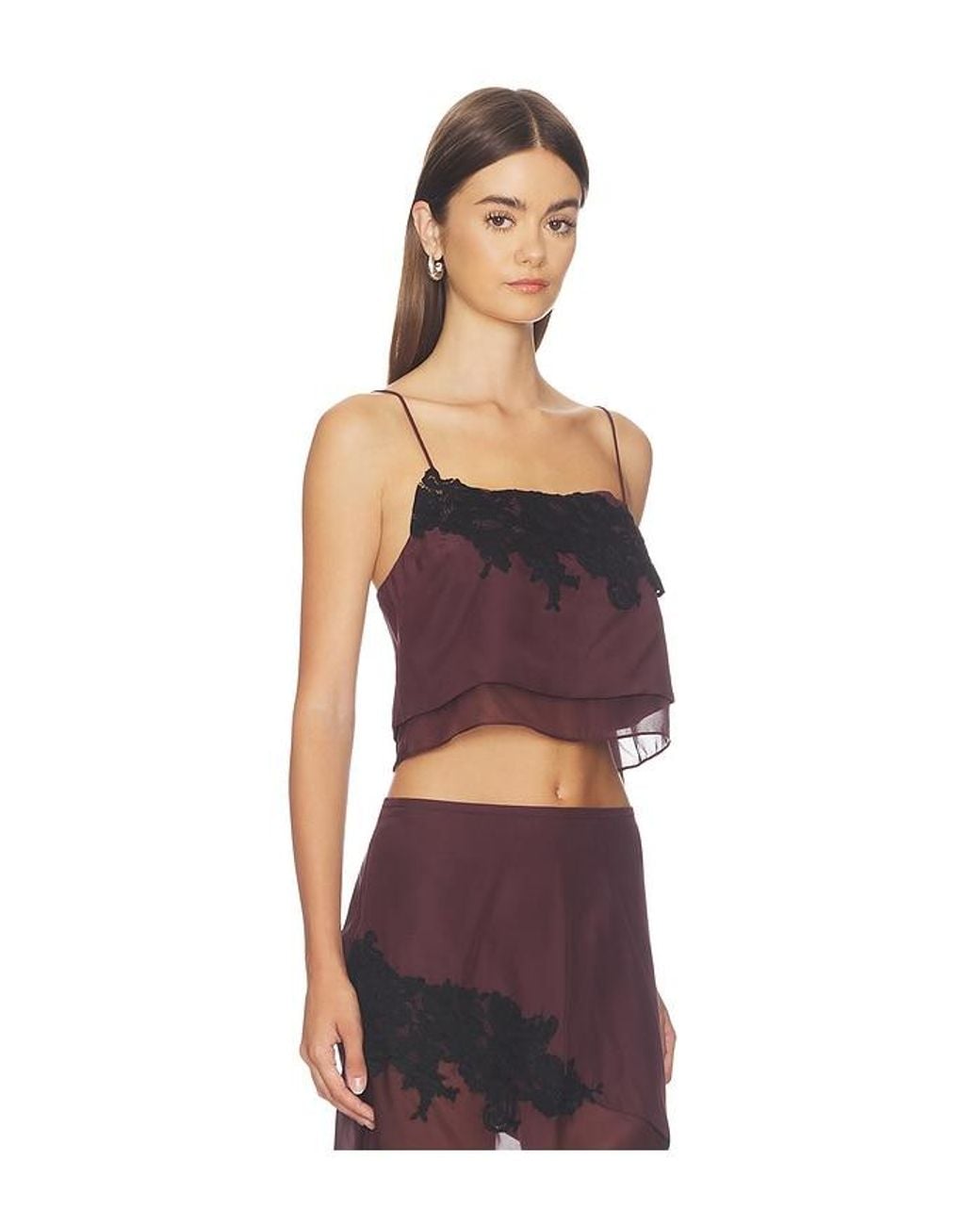 Sir Red Noria Cropped Cami Top