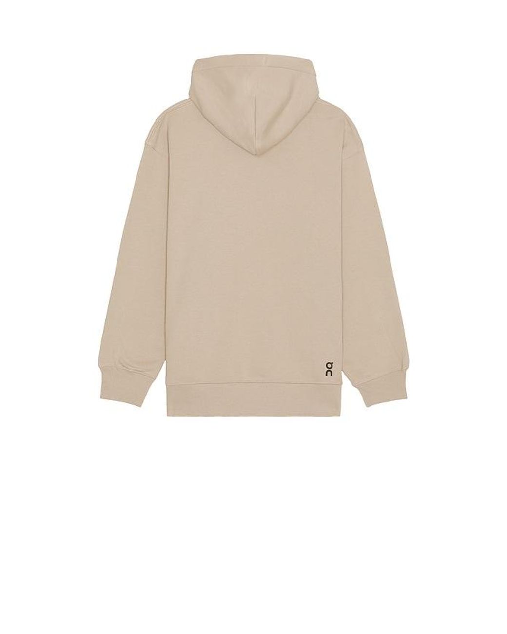On Shoes Natural Club Hoodie for men