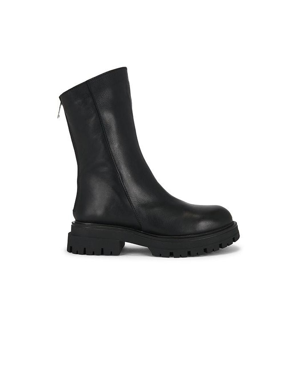 Steve Madden Black Lami Boot