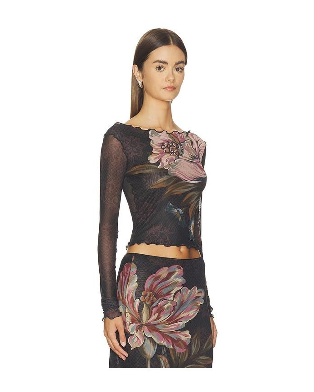 Agua Bendita Black Liana Crop-Top