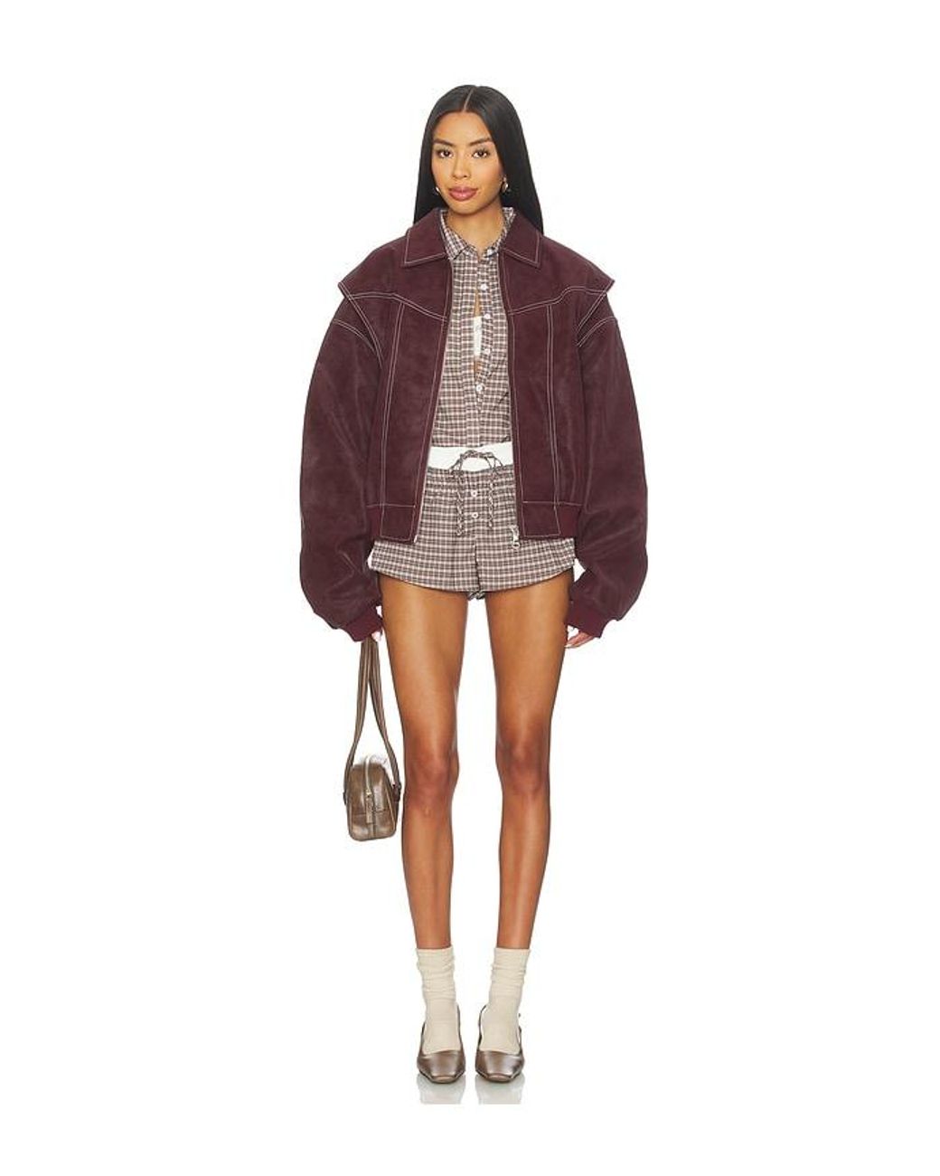 Lioness Red Vista Bomber Jacket